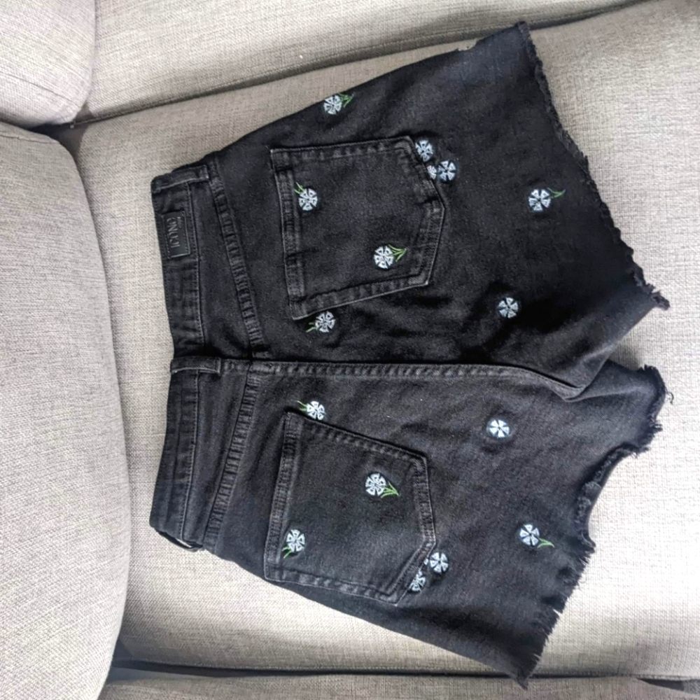 Denim shorts